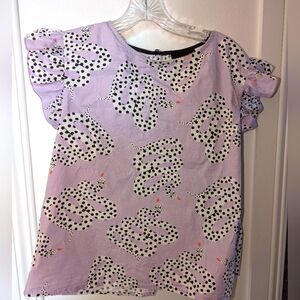 Nooworks Micotti Snake Ruffle Top Size L